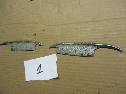 1955 56 57 CHEVROLET BELAIR COUPE DOOR HANDLE SHIELD TRIM MOLDING - Picture 3 of 6