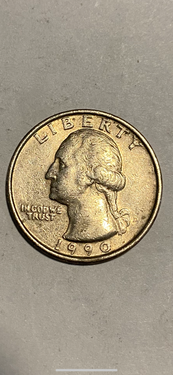1990 WASHINGTON QUARTER No Mint Mark | eBay