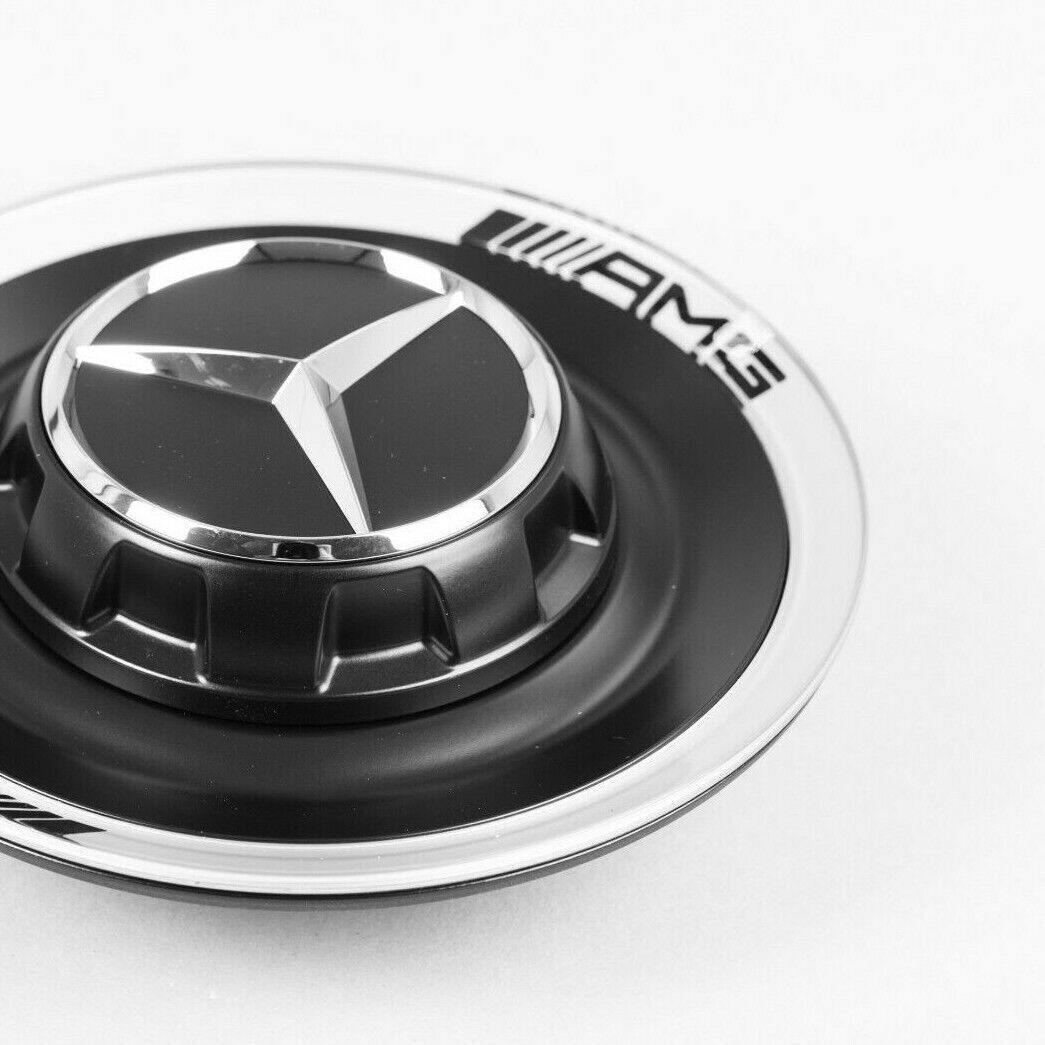 Genuine Mercedes Benz W223 C118 W177 AMG Center Black Hub Cap NEW 