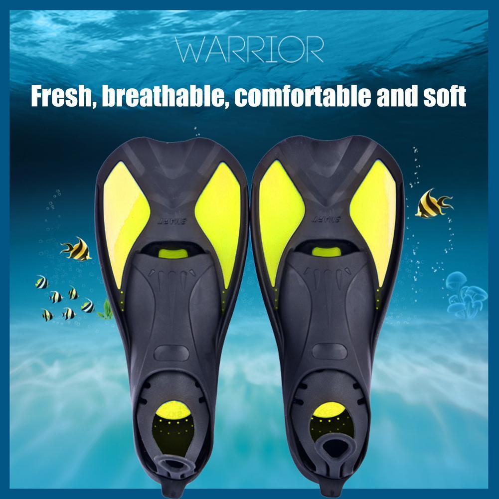 Diving Swimming Fins Adults Flexible Submersible Foot Flippers (Yellow XL) Hot eBay