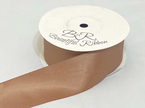 38mm Satin Ribbon 2 or 25 metre double sided roll wedding Tape Trim UK 38 mm - Picture 67 of 83