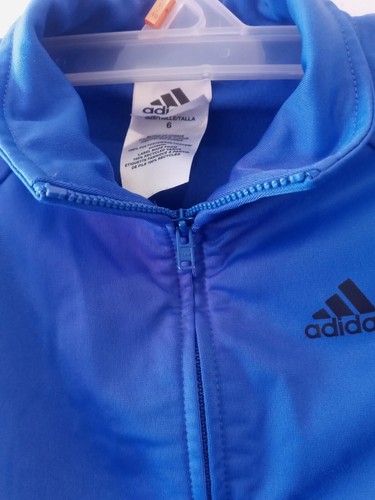 adidas Boy’s Jacket/ Sweatshirt Size 6 Blue Color - Picture 3 of 10