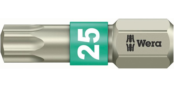 "Wera Bit 1/4\" DIN3126 C6,3 T25X,25Mm RostfräSer"-image