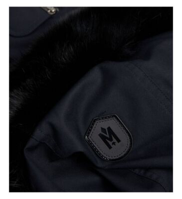アウターその他 Mackage Moritz Parka Removable Silver Fox Fur Trim Black Moritz, Rabbit fur-lined twill parka with removable silver