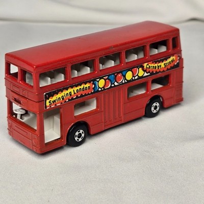 Vintage 1972 MATCHBOX Superfast #17 LONDONER Swinging London Carnaby Street BUS!