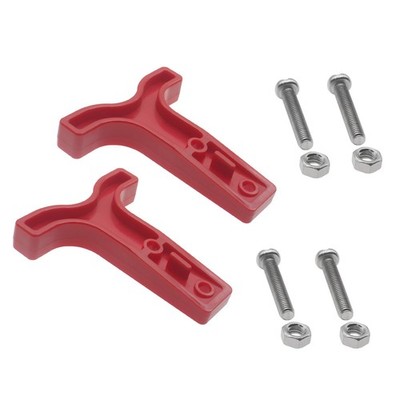 2 PCS Red TBar Handle SB50 Plug Connector 600V 50A Battery Forklift Puller