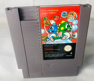 Video Game Bubble Bobble Cart Only Nintendo NES - Image 1 of 3