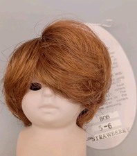 Playhouse Collections Doll Wig Bob Sz 5-6 Strawberry Full Cap Short Straight NEW