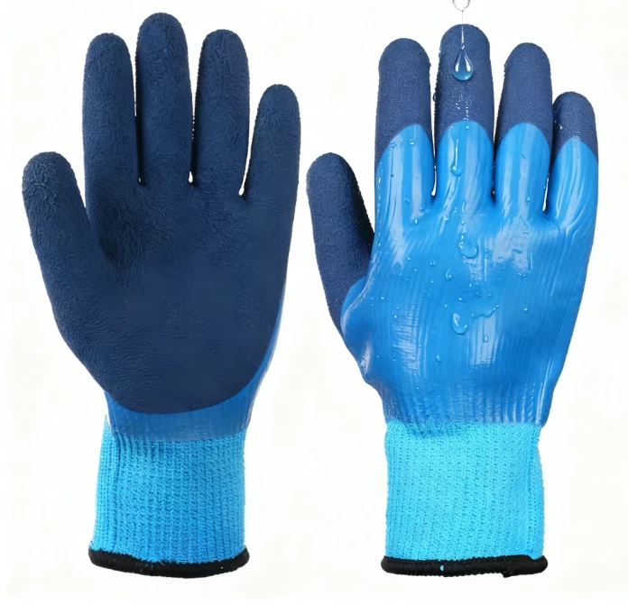 Invierno Guantes Protectores Impermeables con Terciopelo Espesado Foto 3 de 4