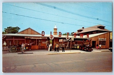 1960 Sault Ste Marie Michigan Postcard Askwith Oldtown Soo Locks Souvenir Store