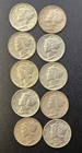 Mercury Dimes Lot Of 10 90% Silver $1 Face 1935- 1945 Various Dates And Mint