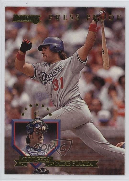 1995 Donruss Press Proof /2000 Mike Piazza #5 HOF