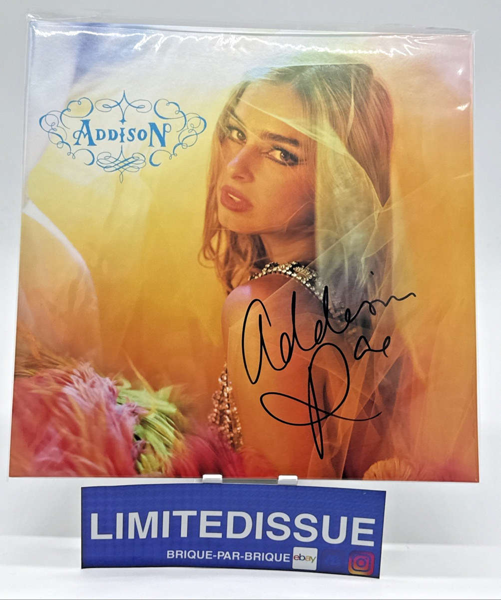 Addison Rae Signed “Addison” Autographed Vinyl LP | eBay