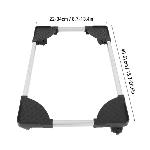 A Computer Tower Stand Steel Adjustable Mobile CPU Stand With 360° Caster - Afbeelding 22 van 24