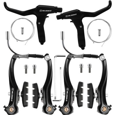 Fahrrad Bremsen Set V Brake Universal Fahrradbremsen Kit schwarz
