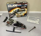 Vintage GI Joe 1990 ARAH Sky Patrol Skyhawk Chrome Metal Vehicle Manual READ