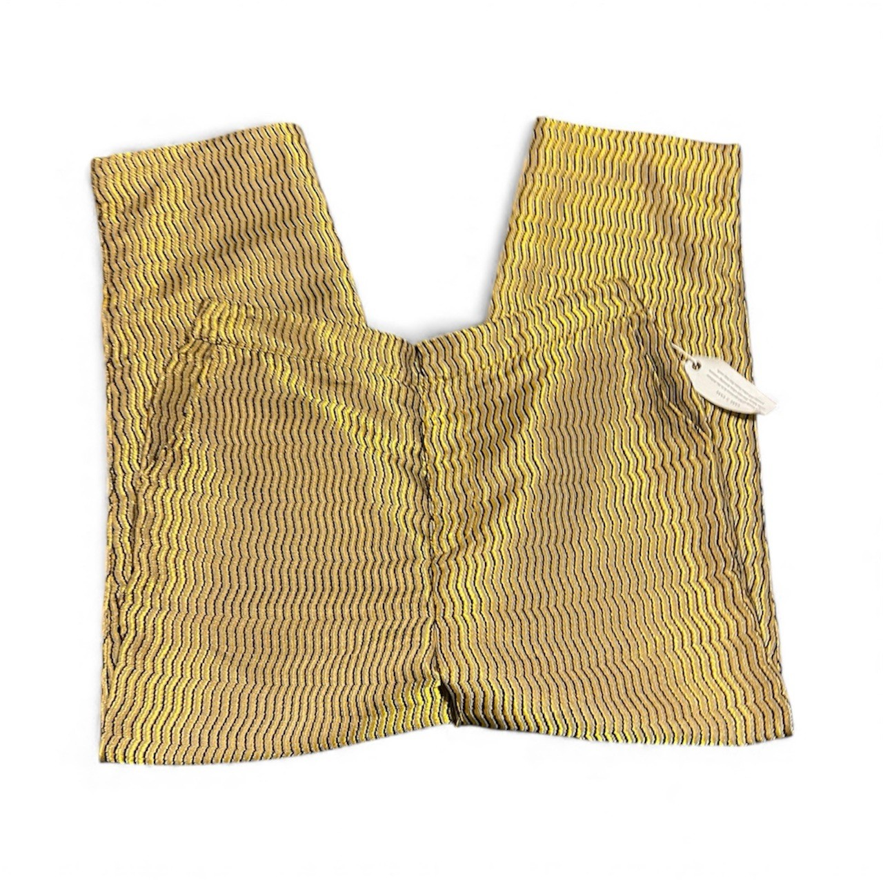 NWT Metallic Gold Maeve Anthropologie Pants Size Large Pockets