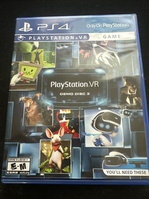 PlayStation VR Demo Disc 3 for PS4 PlayStation 4