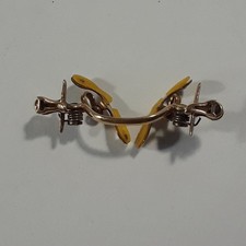 Antique SHURON 10k Yellow Gold Pince-nez Rimless Eyeglasses Scrap or Not