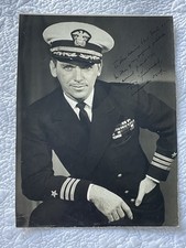 VERY RARE SIGNED Photo CDR Douglas Fairbanks Jr., USNR Actor American Patriot