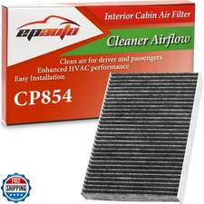 EPAuto CP854 (CF11854) Cabin Air Filter includes Activated Carbon Replacement