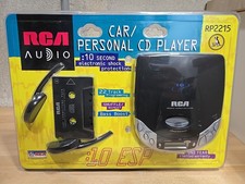 Vintage RCA Audio RP2215 Car/Personal CD Player w/ Headphones AC ADAPTER Sealed