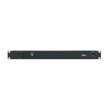 MIDDLE ATLANTIC PWR-9-RP Horizontal Power Distribution, 9 Outlet, 15 Amp