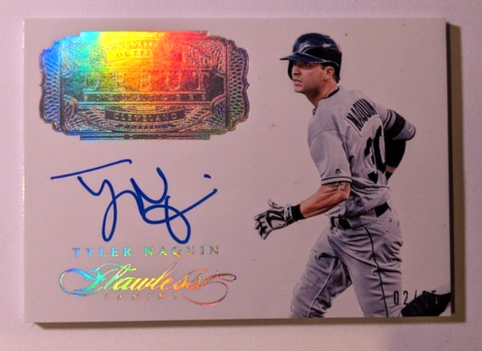 2017 FLAWLESS DEBUT SIGNATURES AUTO TYLER NAQUIN 02/25