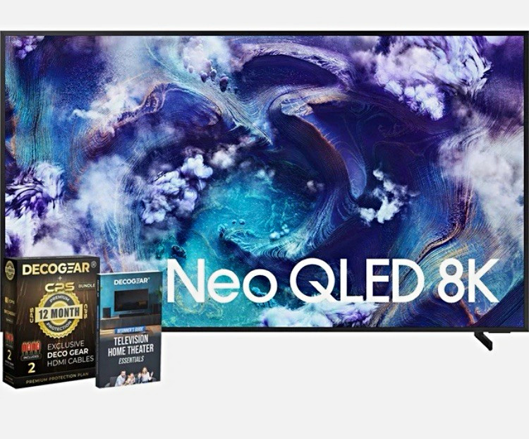 Samsung 65" Neo QLED 8K QN900F Vision AI Smart TV 2025 +Extended Protection Plan