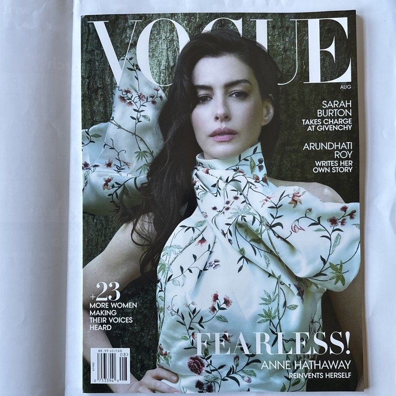 Vogue Magazine August 2025  Anne Hathaway