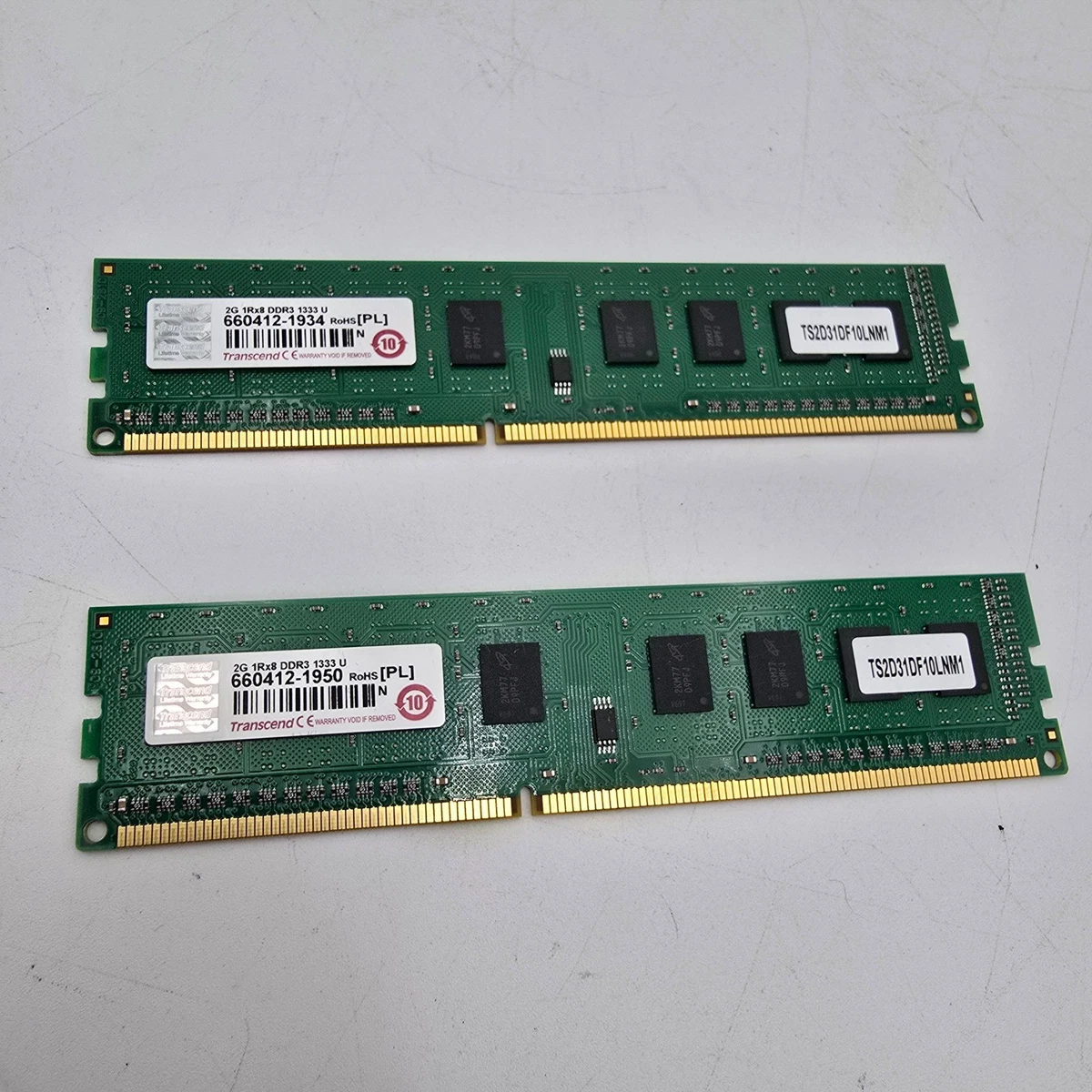Transcend DDR3 SDRAM 2 GB Capacity per Module Memory (RAM) for