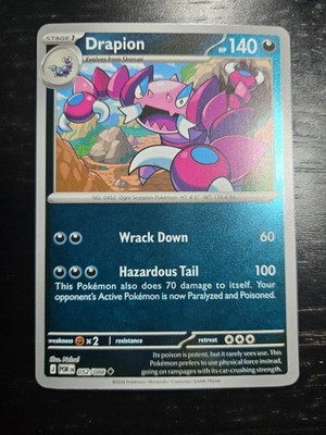 Drapion Reverse Holo Uncommon ME03: Perfect Order 052/088 NM