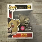 Funko Pop Lion King Scar Flocked FYE Exclusive 548