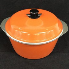 Margaret Fulton Bessemer Casserole Pot Lid Orange Vintage NP#919