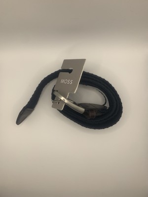 Moss elastischer Gürtel groß schwarz bis 42 Zoll Taille neu mit Etikett portofrei