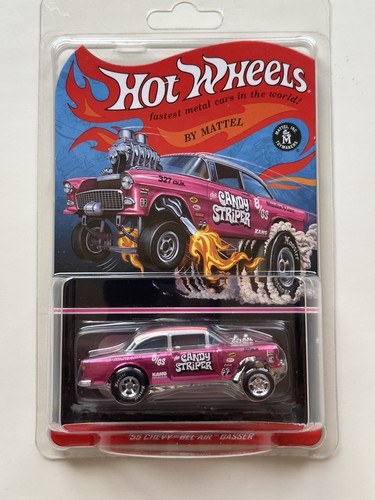Hot Wheels 1955 Chevrolet Bel Air Gasser - Édition 50 Ans Vrais Pilotes - Neuf En Boîte