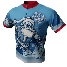 Custom Name Cool Santa Bowling Jersey Short & Long Sleeve Shirts