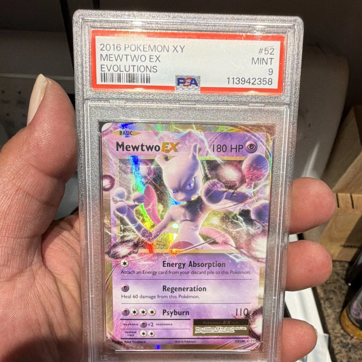 Mewtwo Pokémon TCG Professional Sports Authenticator (PSA