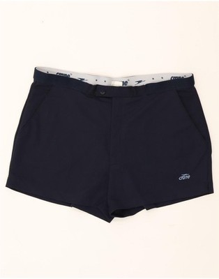 CRANE Herren Chino Shorts IT 54 2XL W40 Navy Blau Polyester AQ06