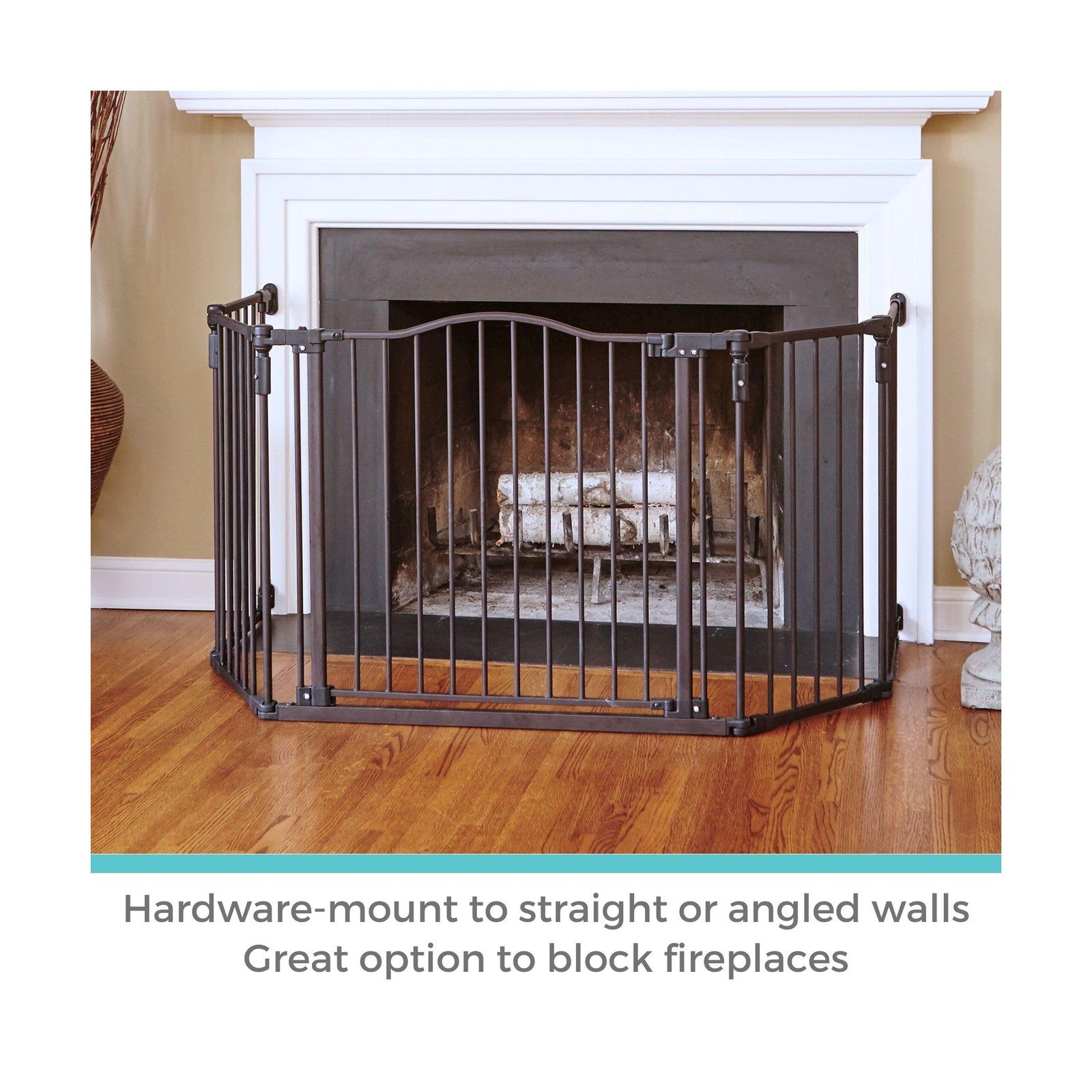 Toddleroo by North States - Deluxe Décor Safety Gate: Extra Wide Baby Gate - ...