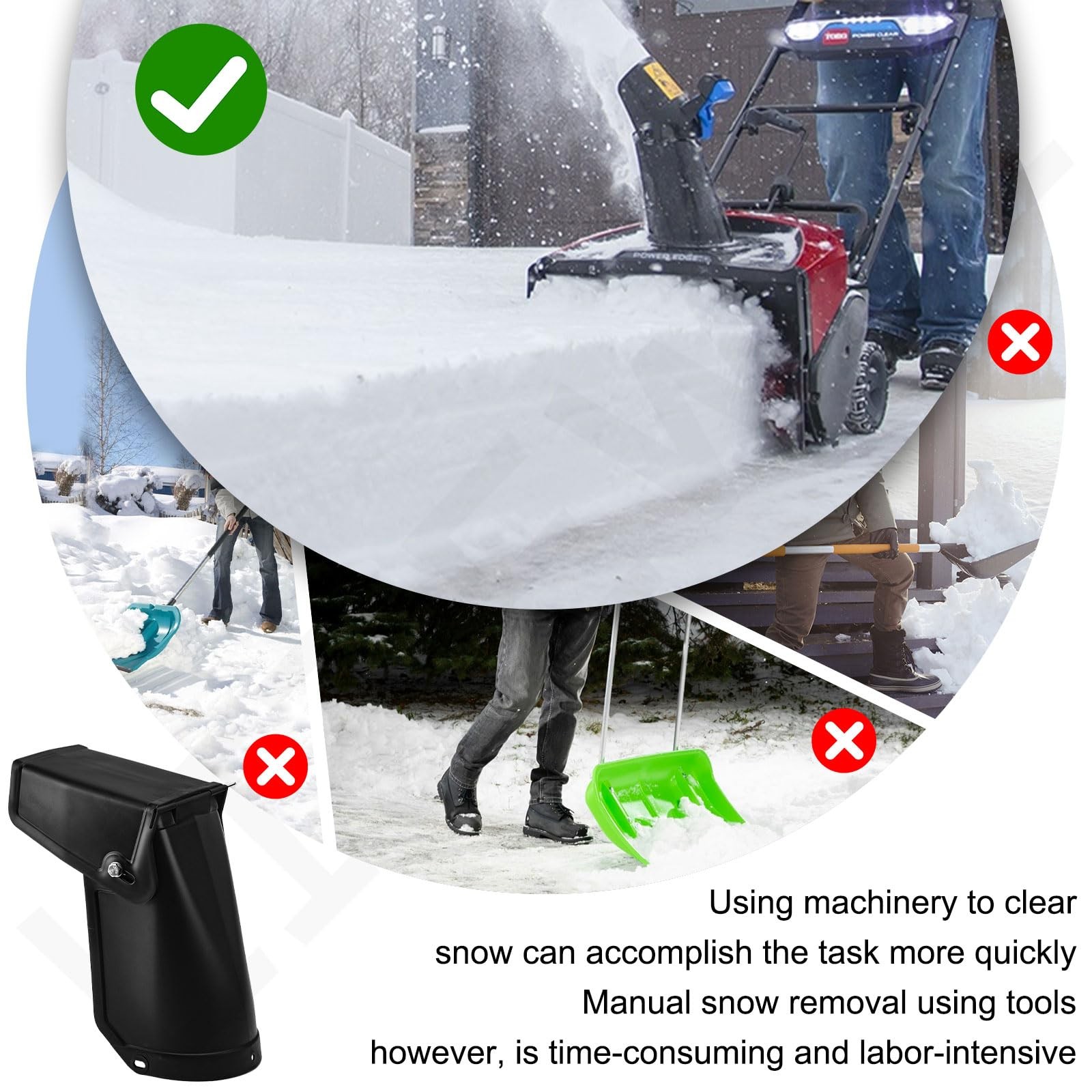 Chute Assembly 762222MA for Craftsman Murray Snow Throwers Replace 325847MA