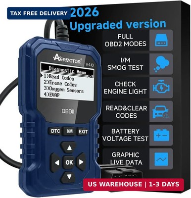 V410 OBD2 Scanner Code Reader, Car Scanner Diagnostic Tool