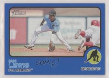 2022 Topps Heritage Minor League Edition Blue Border 6/99 Ian Lewis #52 0v3k