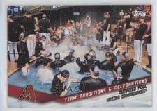 2019 Topps Opening Day Team Traditions and Celebrations Outfield Pool 3a3