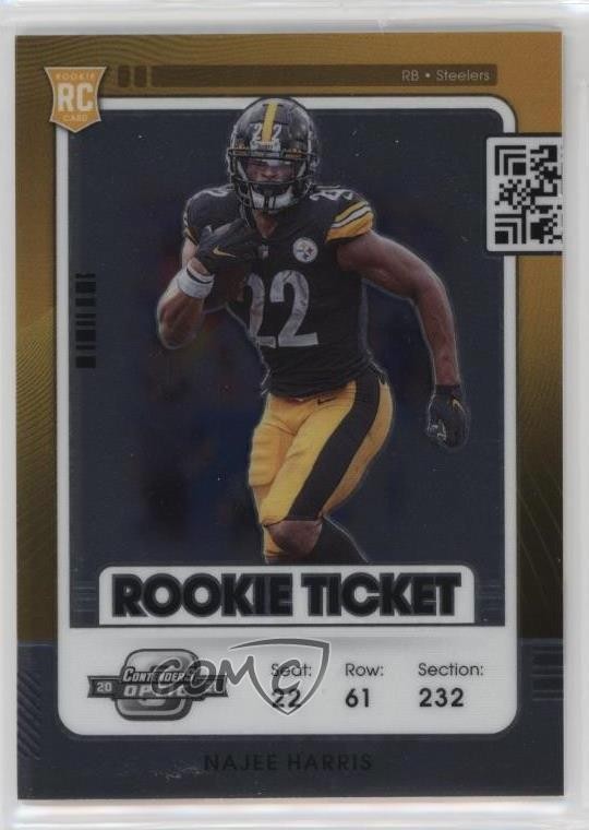 2021 Panini Contenders Optic Rookie Ticket Najee Harris #84 rf2