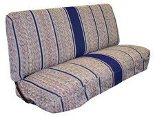 Universal Baja Saddle Blanket Bench Full Size Seat Cover Fits Pickups Blue 1pc Universal Baja Saddle Blanket Bench Full Size Seat Cover Fits Pickups Blue 1pc
