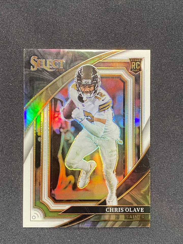 2022 Panini Select - Suite Level Chris Olave #360 White Prizm /35 (RC) - Image 2 of 4