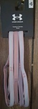 NWT Under Armour Graphic Elastic Headbands 6-Pack Non Slip