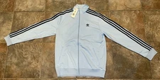 adidas Kids Adicolor Firebird Track Jacket JD1621 Sky Blue Youth Boys XL New NWT