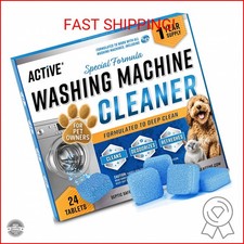 ACTIVE Washing Machine Cleaner for Pet Owners Enzymatic Deep Clean Descaler for